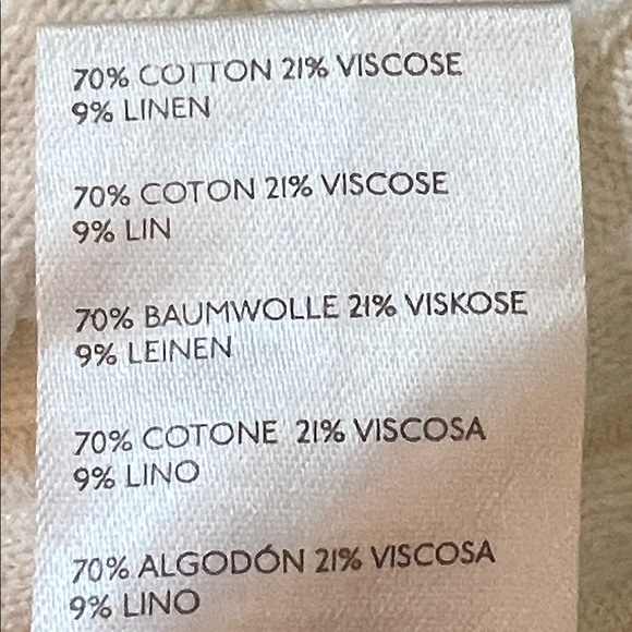 Free People Beach Veda Linen Blend Sweater Ribbed Midi Skirt – Size Medium - Picture 10 of 10